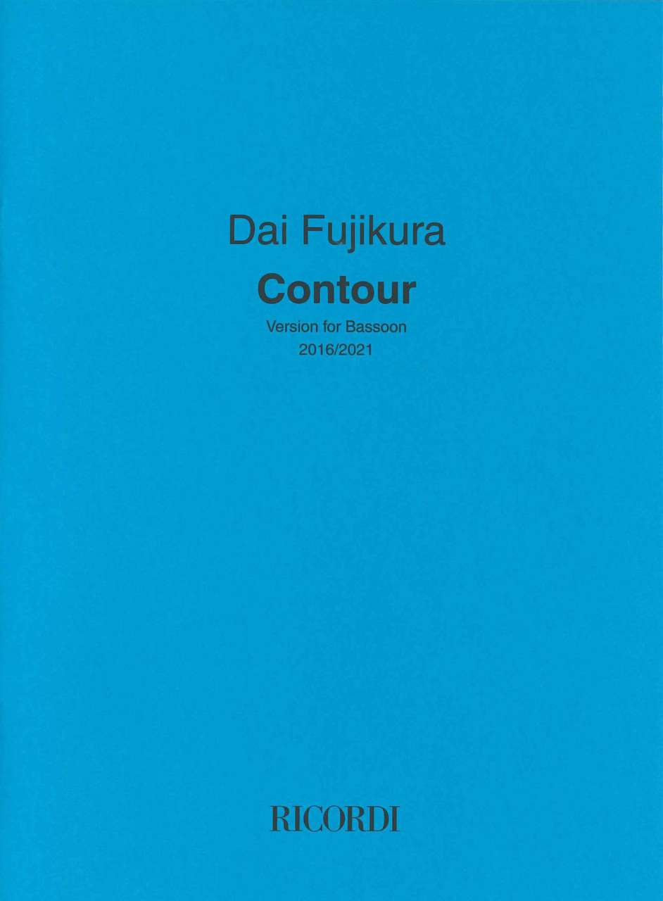Fujikura, Contour, for Bassoon (Ricordi)