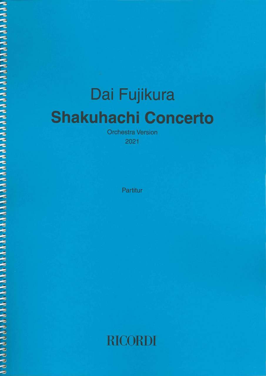 Fujikura, Concerto for Shakuhachi (Ricordi)