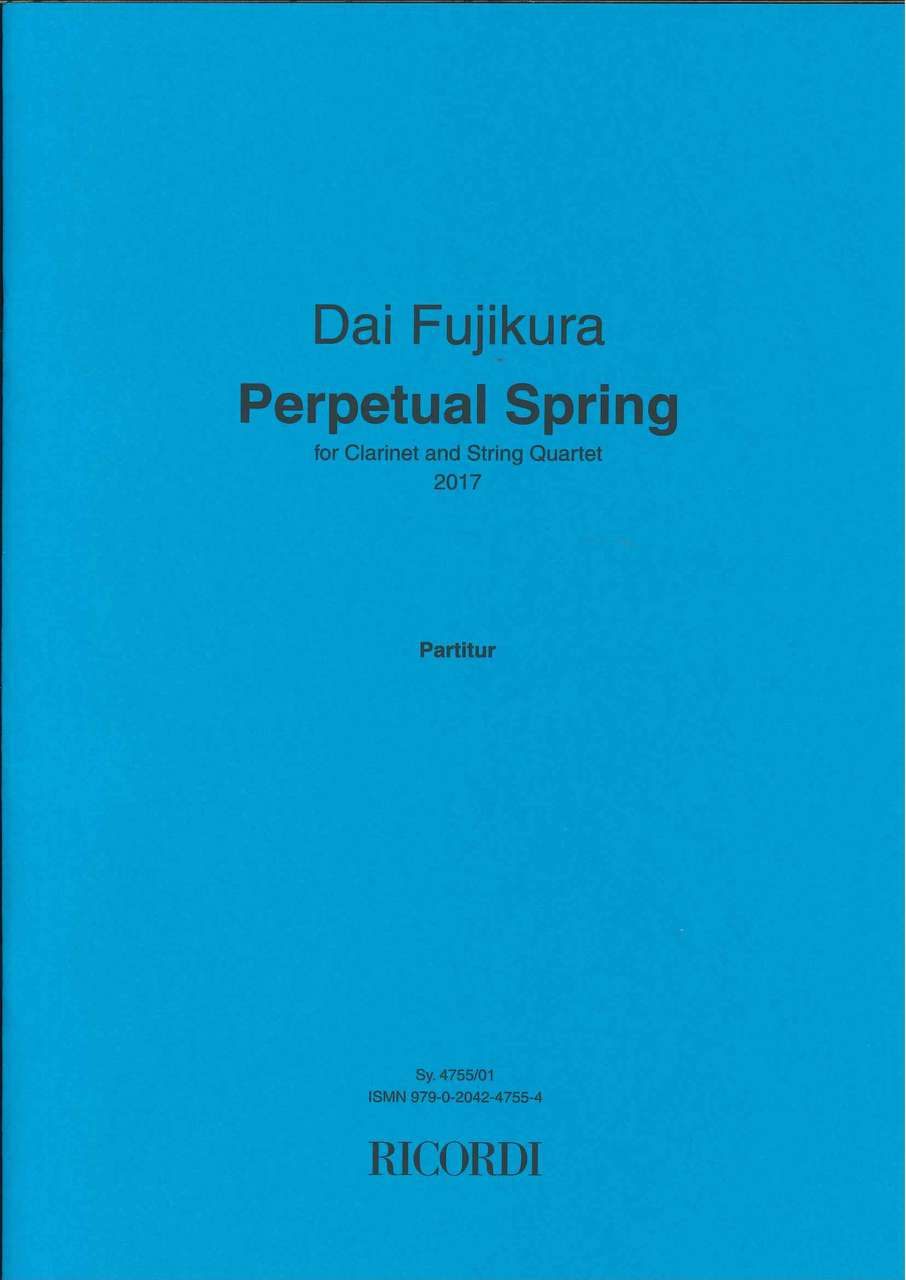 Fujikura, Perpetual Spring (Cl,Str) (Ricordi)