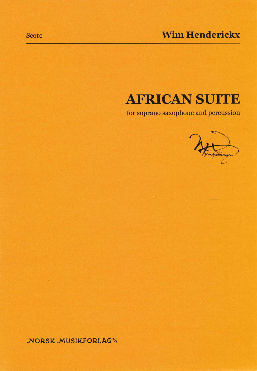 Henderickx, African Suite (SSax,Perc) (Norsk)