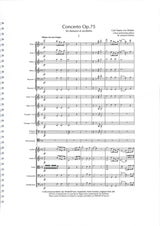 Weber, Concerto for Bassoon Full Score (Emerson Edition)