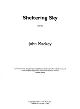 Mackey, Sheltering Sky for Concert Band (Osti Music)