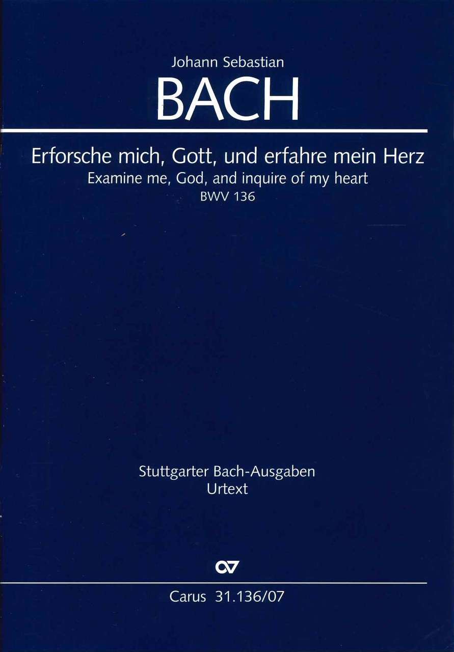 Bach, Cantata No.136 (Carus)