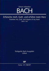 Bach, Cantata No.136 (Carus)