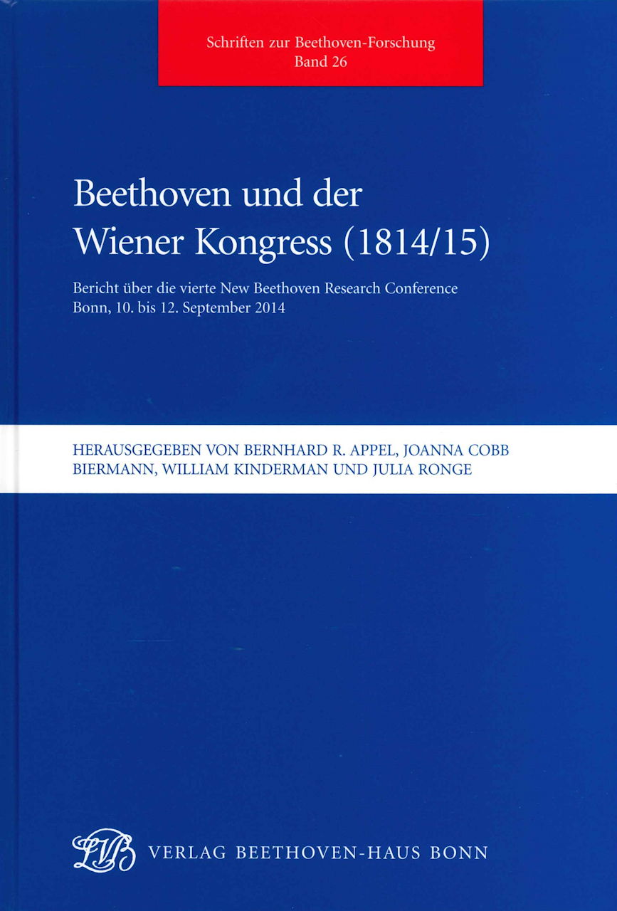 Appel, Beethoven und der Wiener Kongress (Beethoven-Haus/Carus)