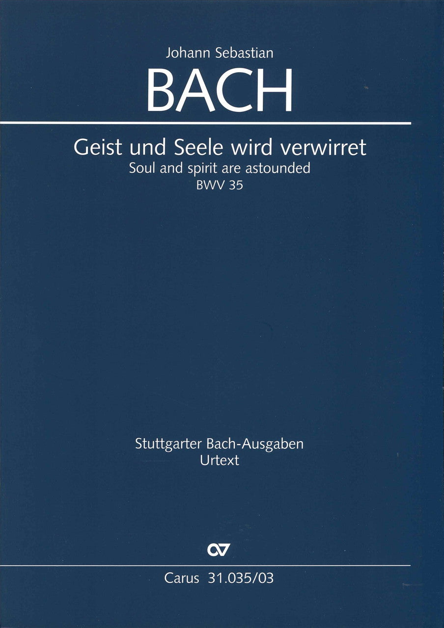 Bach, Kantate BWV 35 [G/E] (Carus)