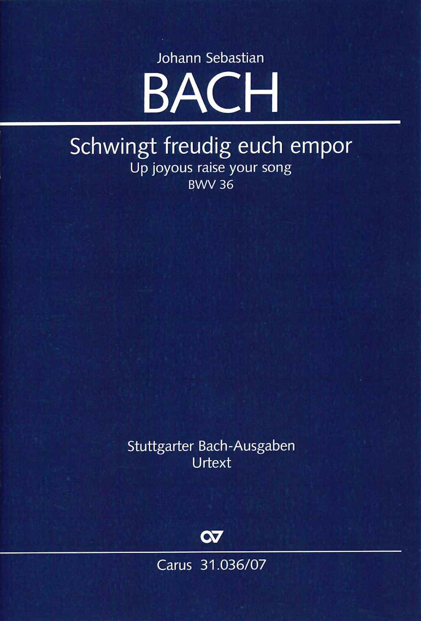 Bach, Cantata No. 36 [G/E] (Carus)