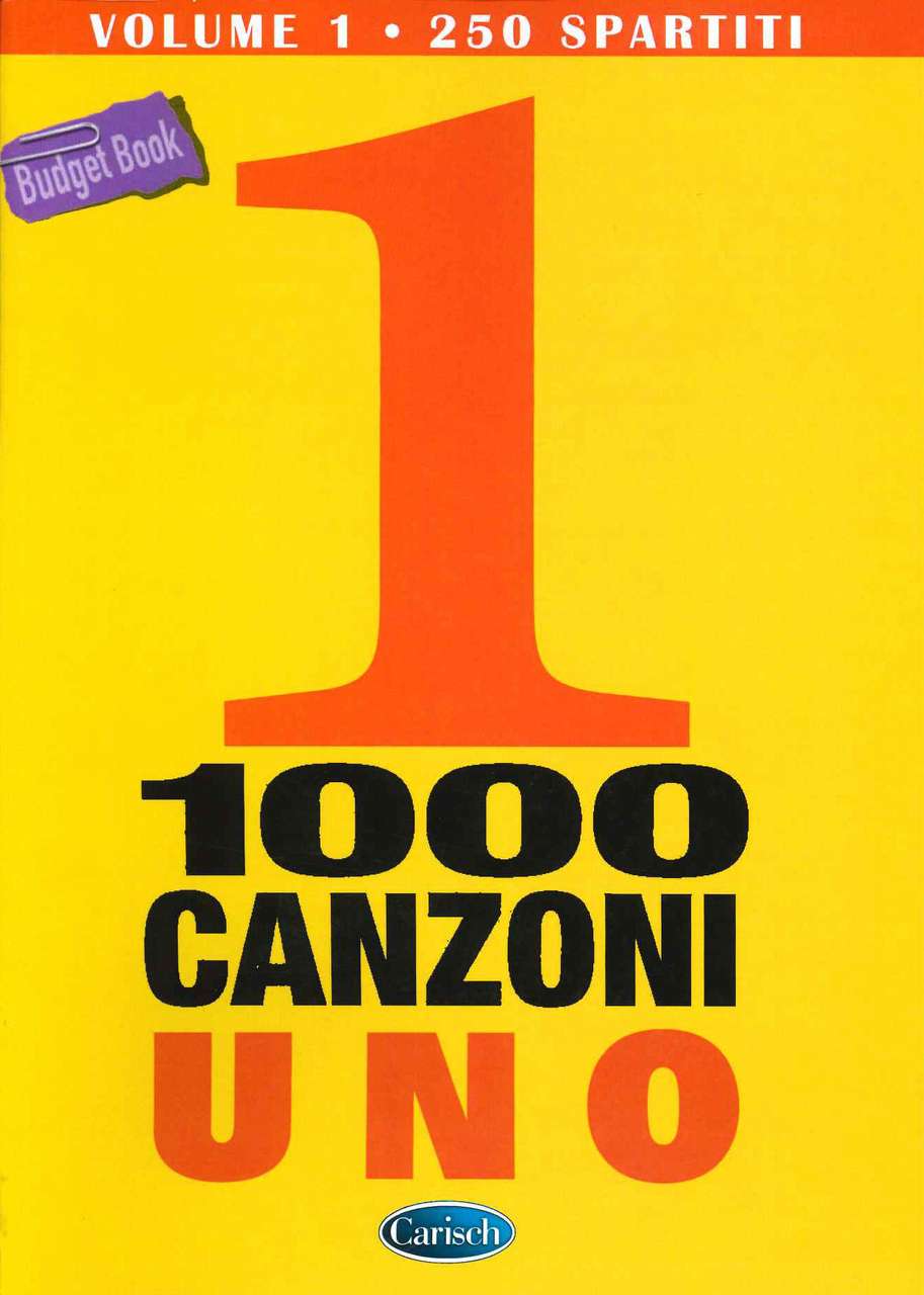 1000 Canzoni, Volume 1 (Carisch)