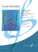 Paganini, Caprice No. 24 (2Fl,AltFl) (Billaudot)