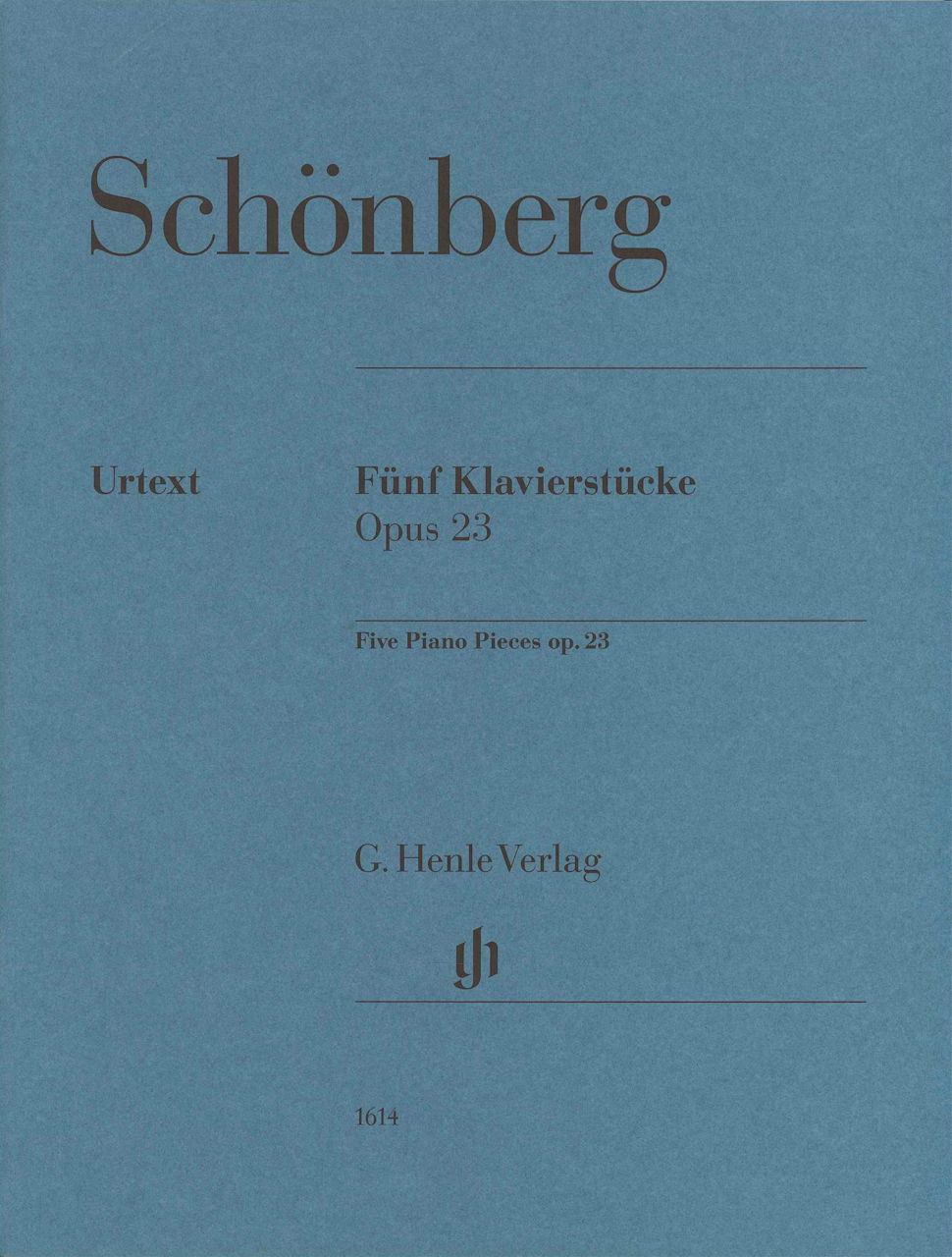 Schonberg, 5 Klavierstucke op. 23 (Henle)