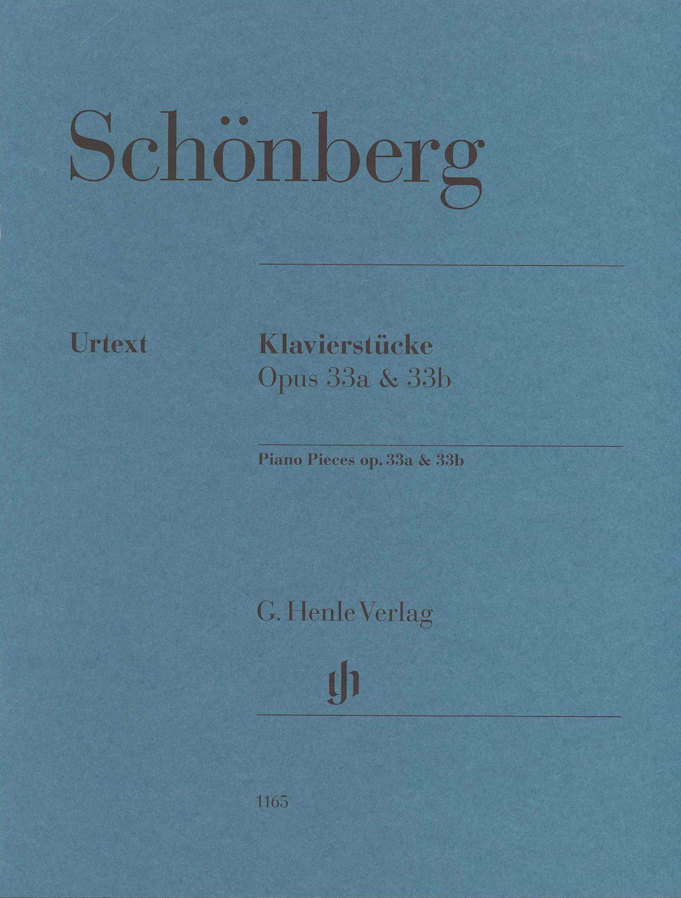 Schonberg, Klavierstucke op. 33a, 33b (Henle)