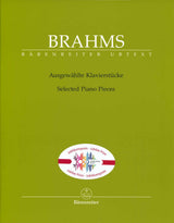 Brahms, Selected Piano Pieces (Barenreiter)