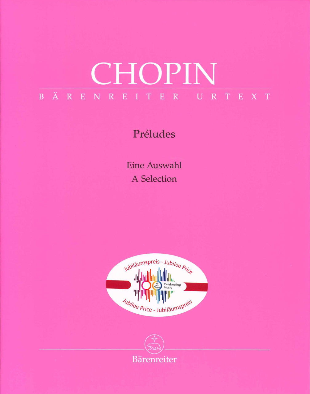 Chopin, Preludes op. 28, Selection (Barenreiter)