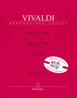 Vivaldi, Concerto op. 8/1 in E 'Spring' (Barenreiter)