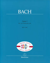 Bach, Suite No. 1 BWV 1007 (Wenzinger) (Barenreiter)