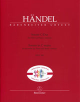 Handel, Sonata HWV 365 in C (Barenreiter)