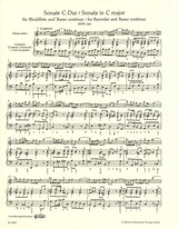 Handel, Sonata HWV 365 in C (Barenreiter)