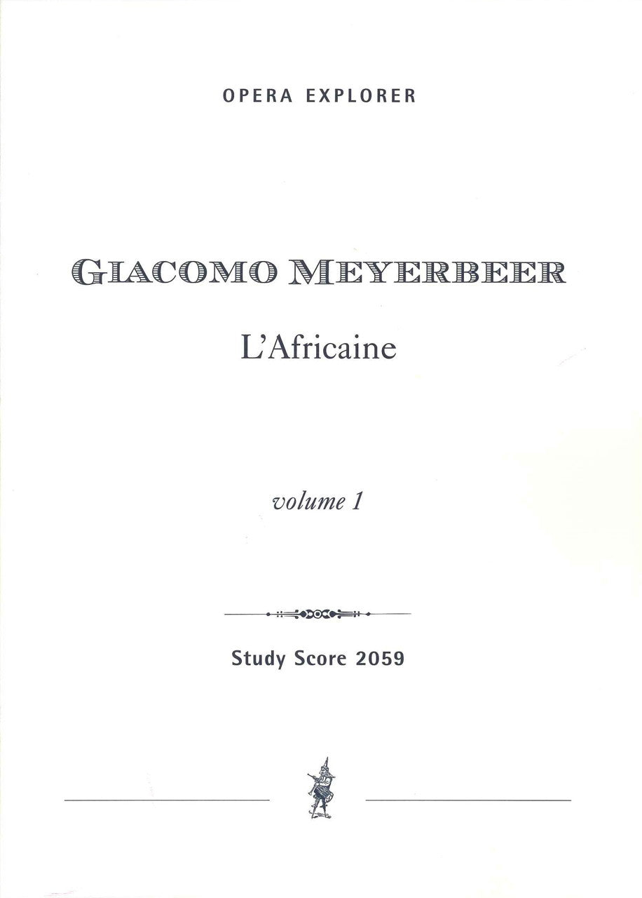Meyerbeer, Africaine: Opera (4-vol. Set) (Hoflich)