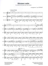 Cipriano, Klezmer Suite (Cl,Basset,BsCl) (Robert Martin)