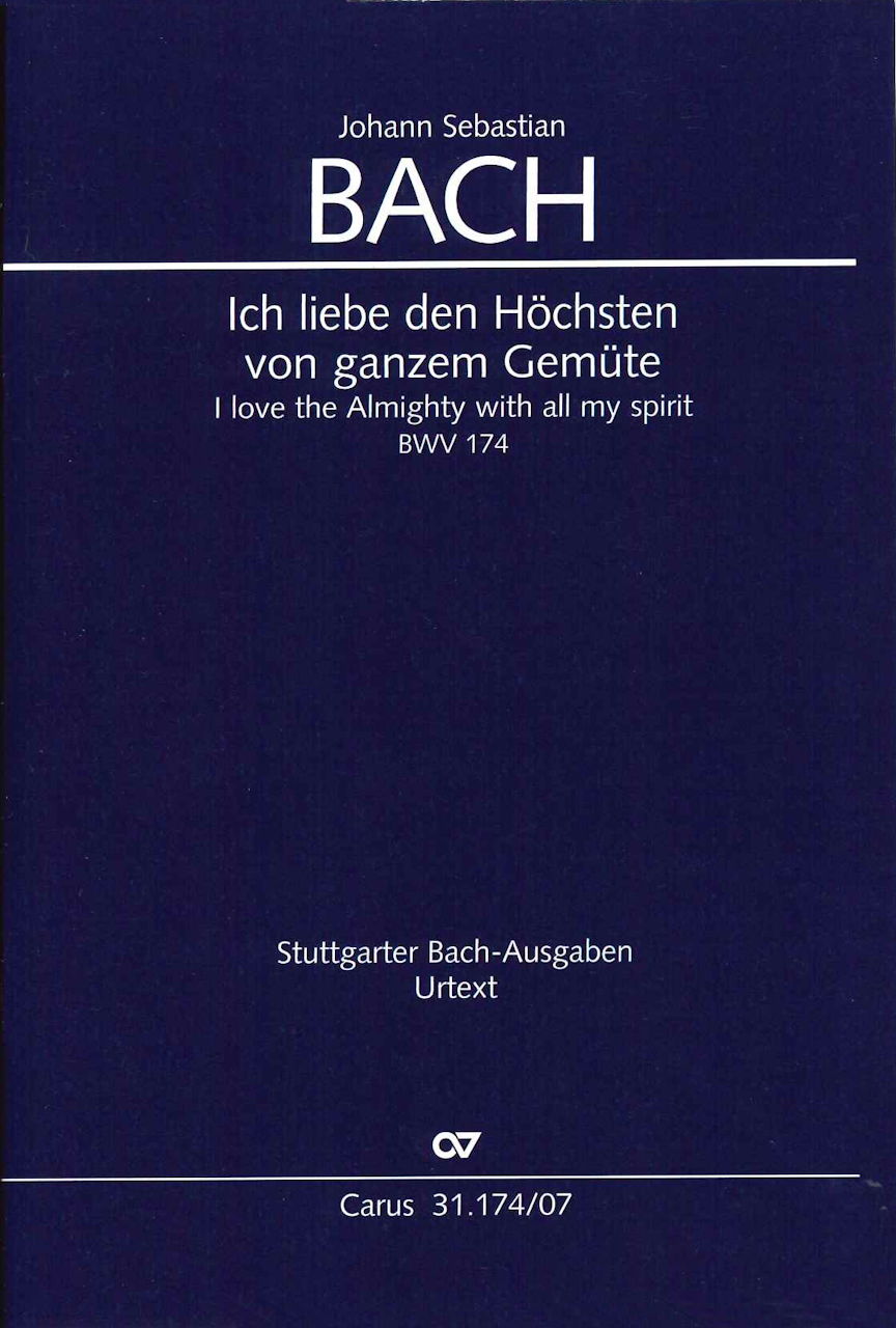 Bach, Cantata BWV 174 [G/E] (Carus)
