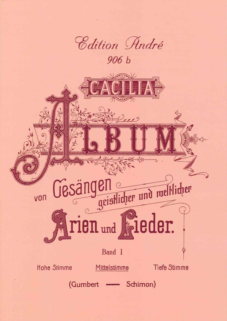 Cacilia Album 1 (mittel) (Johann Andre)