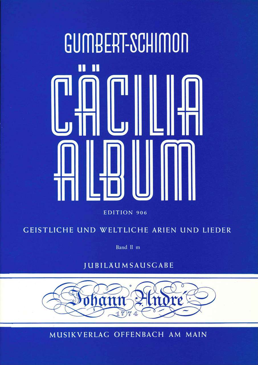 Cacilia Album 2 (mittel) (Johann Andre)