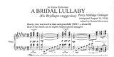 Grainger, Bridal Lullaby (New Ed. 2022) (Bardic Edition)