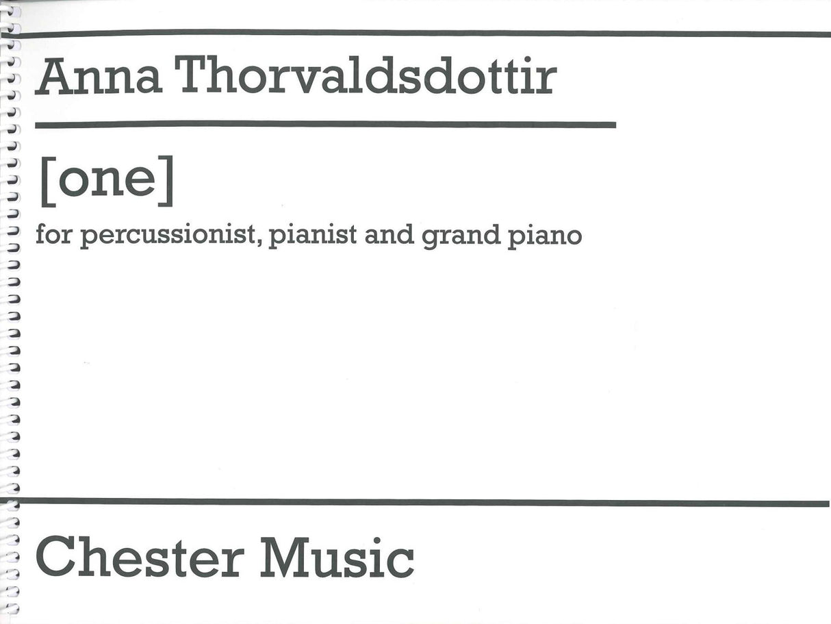 Thorvaldsdottir, [one] (Perc,Pf) (Chester)