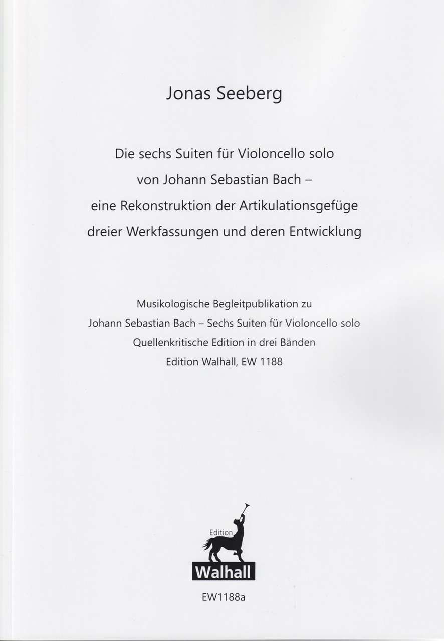 Seeberg, Suiten fur Cello von Bach (Walhall)