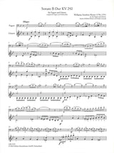 Mozart, Sonata KV 292 in Bb (Bn,Guit) (Kunzelmann)