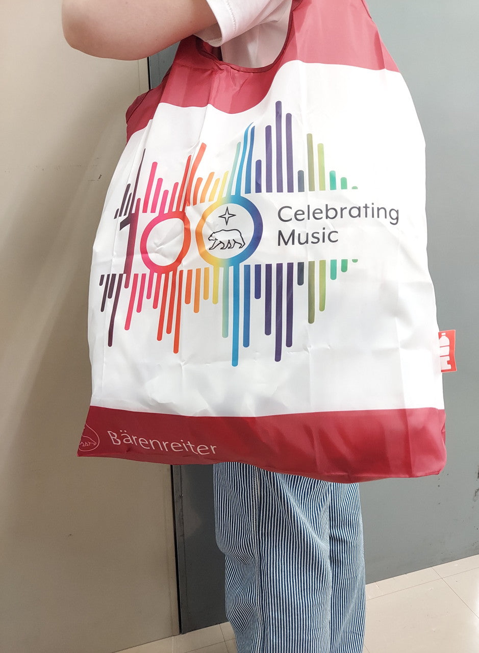 Tote Bag Red: 100 Celebrating Music (Barenreiter)
