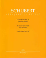 Schubert, Sonatas, Complete: 3-v. Set (Barenreiter)