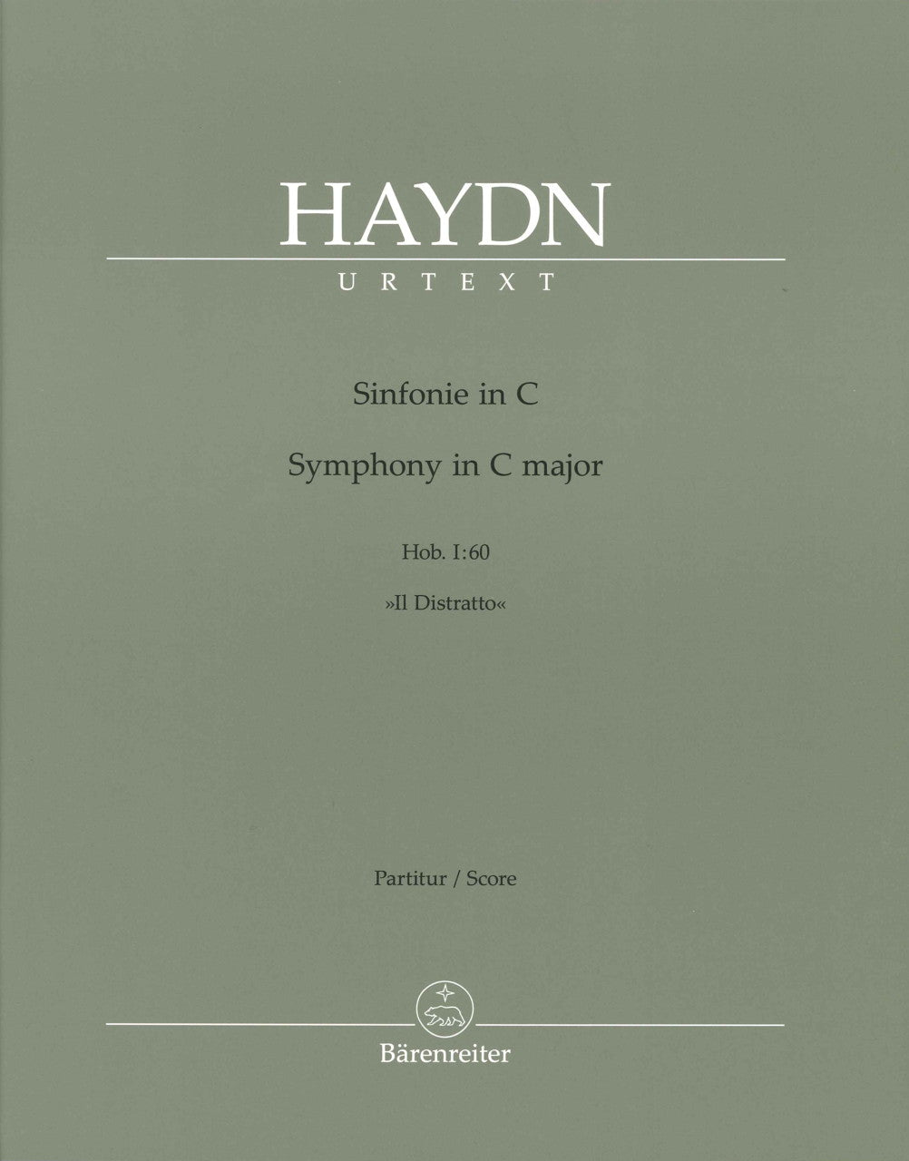 Haydn, Symphony No. 60 Full Score (Barenreiter)