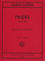 Saint-Saens, Priere op. 158 (Vc,Pf) (IMC)