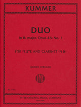 Kummer, Duo op. 46/1 in Bb (Fl,BbCl) (IMC)