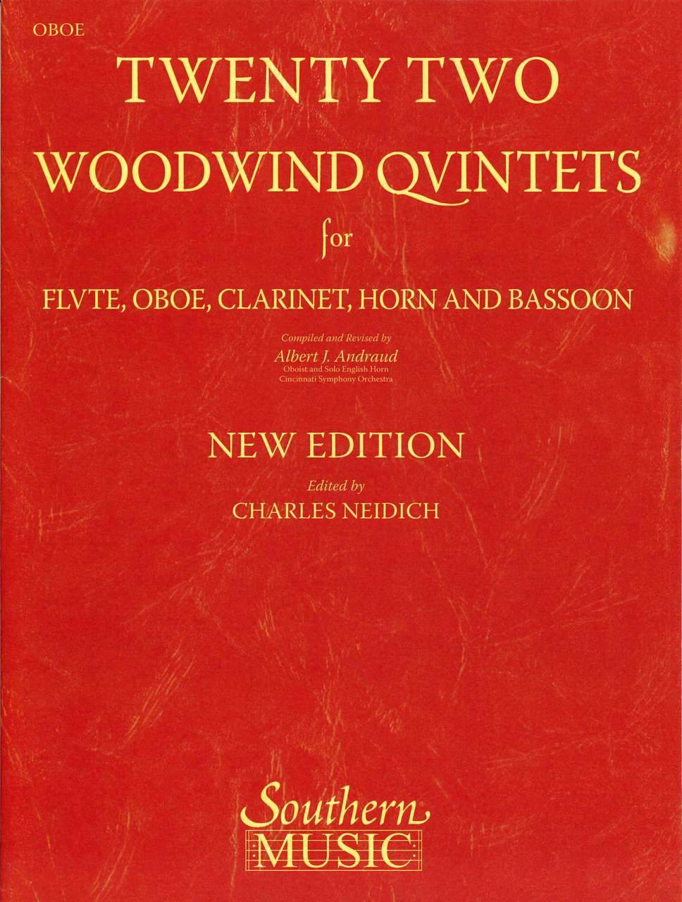 22 Woodwind Quintets: Oboe (Southern)