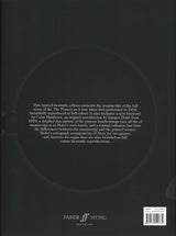 Holst, Planets: Facsimile (Faber Music)