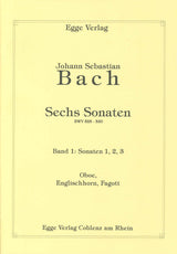Bach, 6 Sonaten, 1: 1-3 (Ob,EHr,Bn) (Egge)