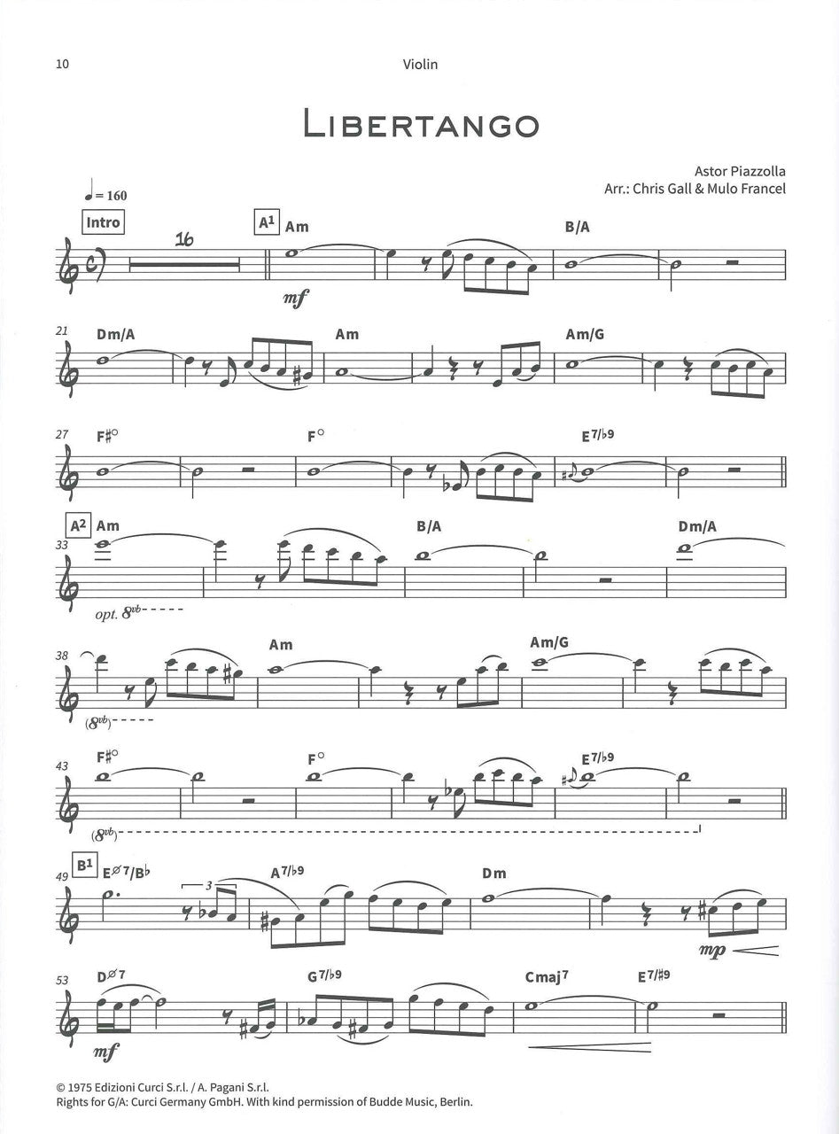 Tango for Two: 12 Tangos for Violin & Pf (Dux)