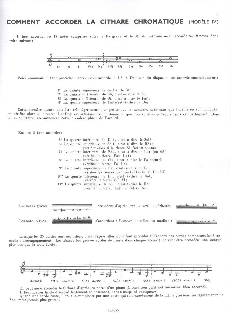 Laurent, Methode moderne... de cithare (Paul Beuscher)