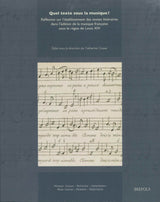 Cessac, Quel texte sous la musique? (Brepols)