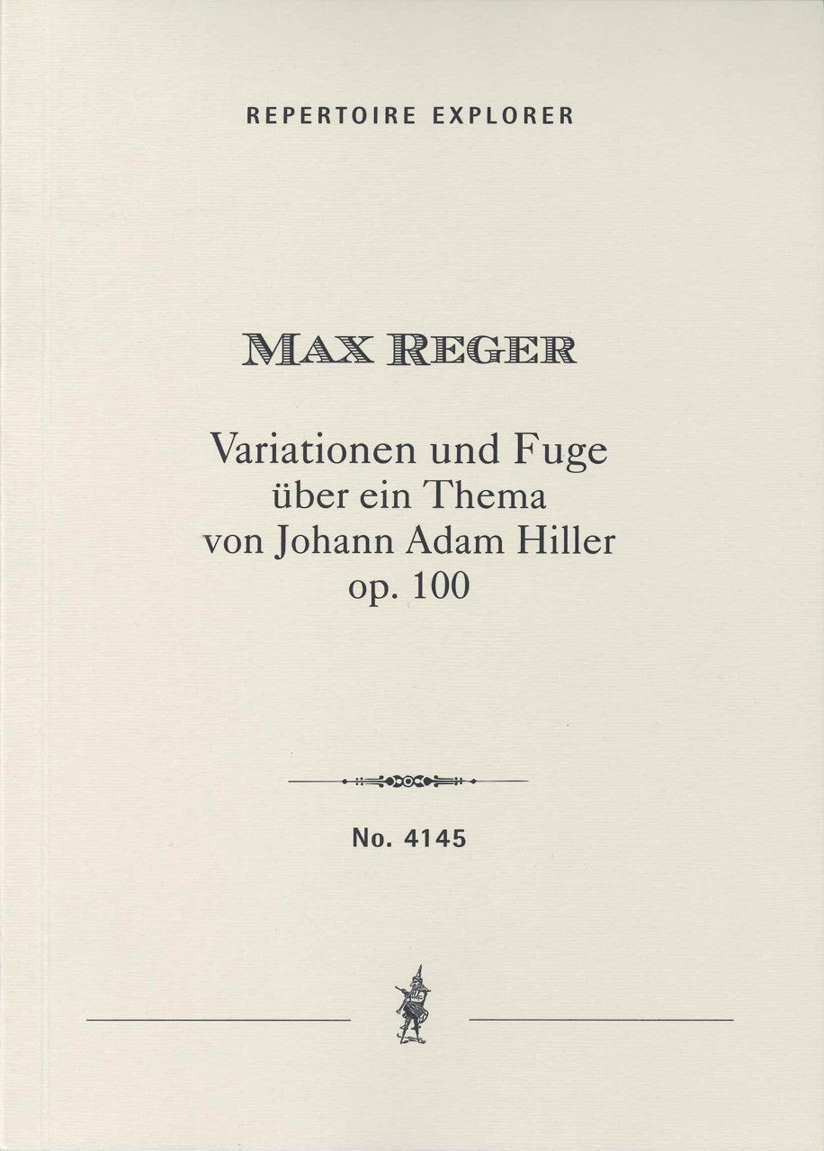 Reger, Variations & Fugue on Hiller (Hoflich)