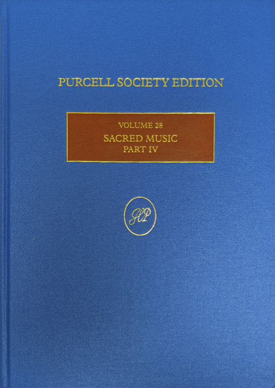 Purcell, Sacred Anthems 4 (PE 28) (Stainer & Bell)