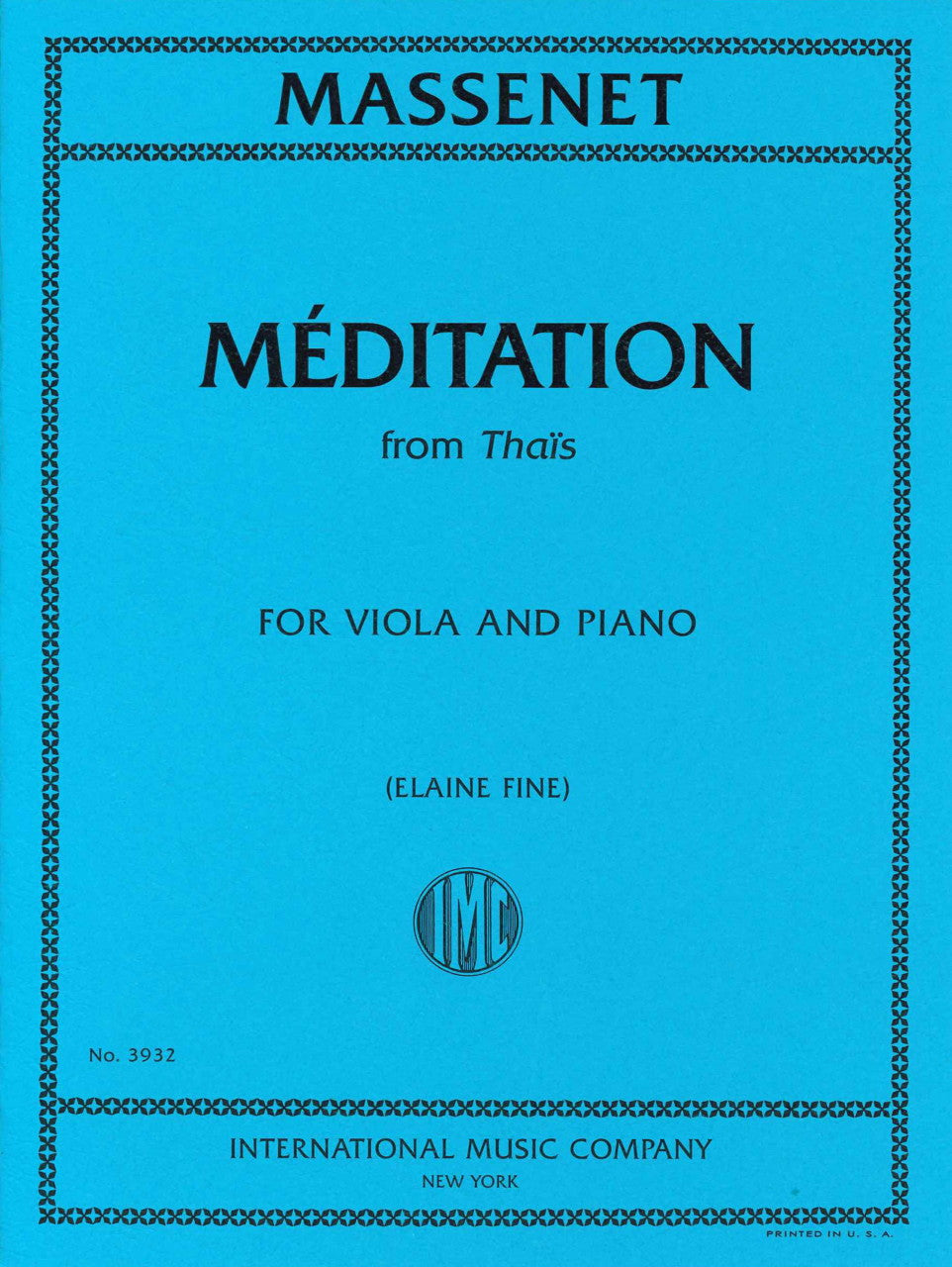 Massenet, Meditation from 'Thais' (IMC)