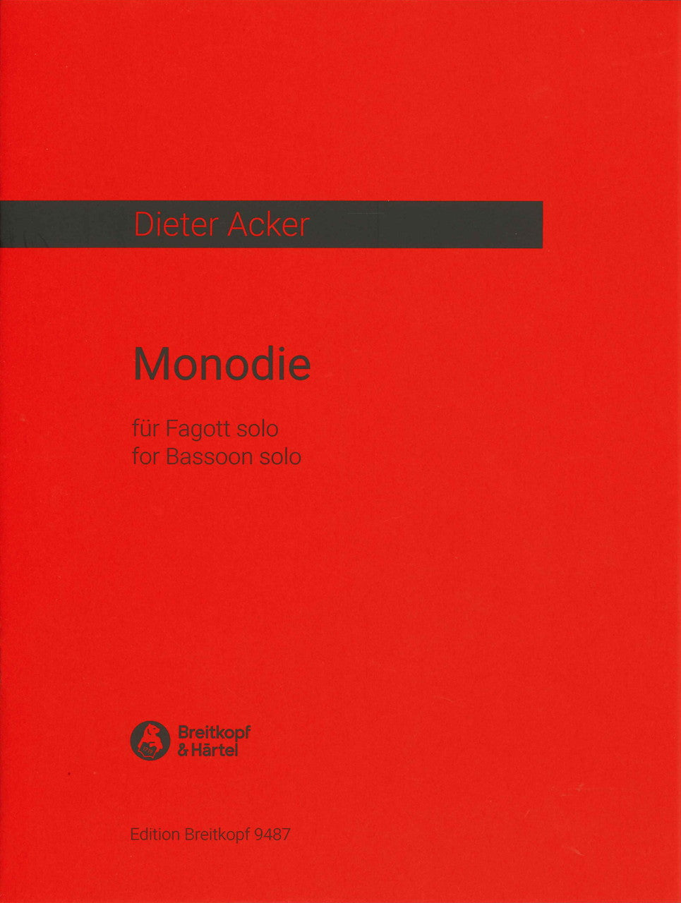 Acker, Monodie (1967) (Bn Solo) (Gerig/Breitkopf)