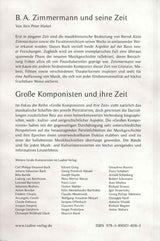 Hiekel, Bernd Alois Zimmermann und seine (Laaber-Verlag)