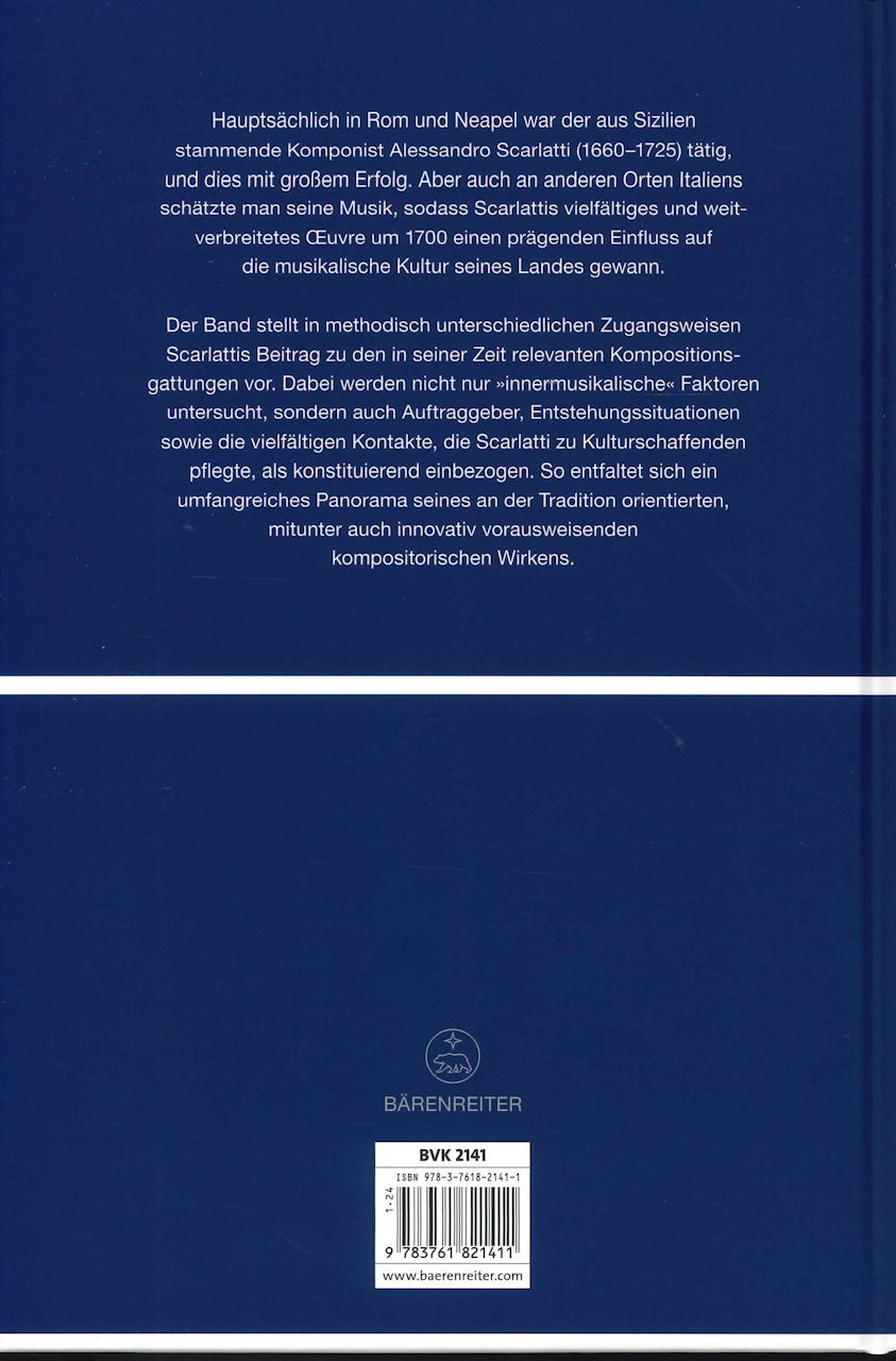 Alessandro Scarlatti (Barenreiter)