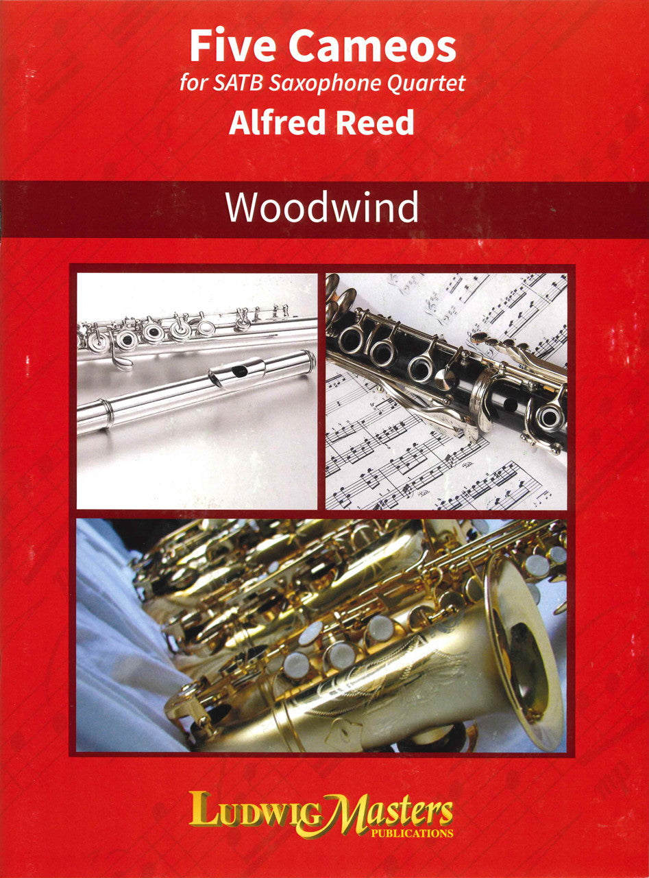 Reed, 5 Cameos for SATB Sax Quartet (LudwigMasters)