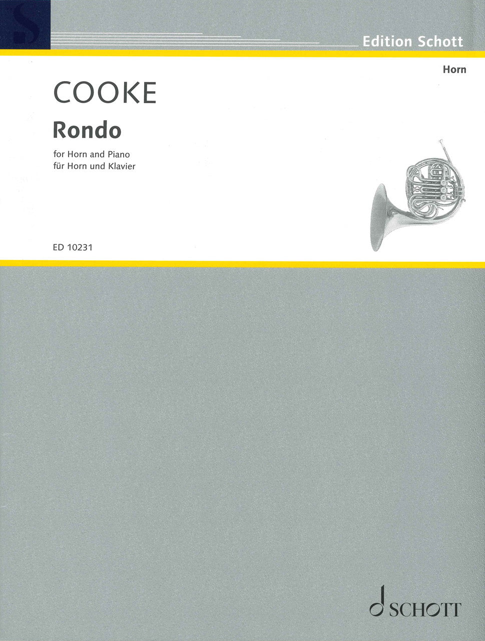 Cooke, Rondo in Bb major (Schott)