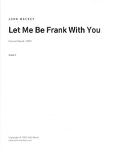 Mackey, Let Me Be Frank With You (Osti Music)